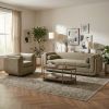 Sereneu Green Tweed Modern Sofa