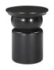 Colombo Modern Black Acacia Wood Side Table