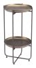 Bronson Modern Industrial Powder-Coated Steel Tray Table