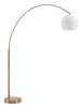 Griffith Modern Brass Arc Floor Lamp