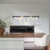 Adder Modern LED Ceiling Lamp – Steel Frame with Flexible Silicone Light Tube