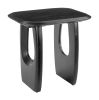 Arasan Contemporary Organic Solid Acacia Wood Accent Table