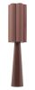 Violet Brown Modern PVC & Steel Floor Lamp