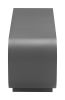Brisa Modern Charcoal Aluminum Coffee Table