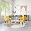 Metropolis 60-Inch Raw Marble Dining Table