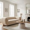 Goblet Brown & White Modern Mango Wood Coffee Table