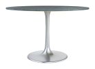 Metropolis 48-Inch Raw Marble Dining Table
