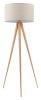 Imperial Beige & Natural Modern Floor Lamp