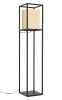 Yves Black & Gold Modern Perforated Steel Floor Lamp