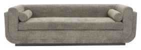 Sereneu Green Tweed Modern Sofa