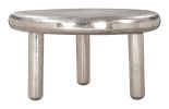 Arian Modern Silver Iron Coffee Table