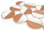 Twelve Round Decorative Wall Mirrors