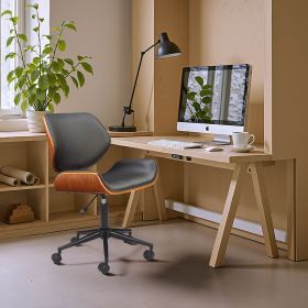 Flex Black Modern Low Back Office Chair - Black