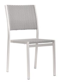 Metropolitan Stackable Aluminum Textile Dining Chair
