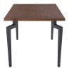 Kani Modern Laminate Wood & Steel Dining Table