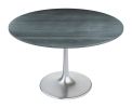 Metropolis 48-Inch Raw Marble Dining Table