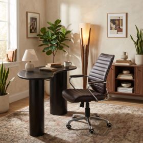 Enterprise Low Back Adjustable Office Chair - Espresso
