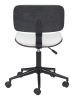 Duravel White & Black Modern Vinyl Office Chair