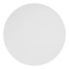 Opus White & Gold Modern Floating Disc Pedestal Dining Table