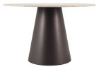 Jorf Beige & Bronze Modern Dining Table