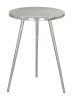 Politik Silver Cast Aluminum Boho Chic Side Table