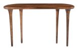 Spiker Walnut Modern Solid Mango Wood Console Table