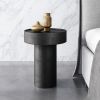 Watson Black Modern Mango Wood Side Table