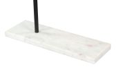 Wize Natural Cast Aluminum Tabletop Sculpture with Marble Base