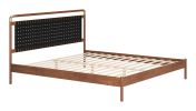 Netz Black Modern King Bed
