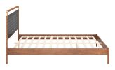 Netz Black Modern King Bed