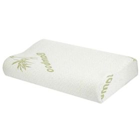 Bamboo Memory Foam Bed Pillow, Ergonomic Design (Option: Style1)