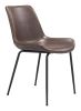 Byron Mid-Century Modern Chair – Heavy-Duty Vinyl & Steel Frame