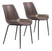 Byron Mid-Century Modern Chair – Heavy-Duty Vinyl & Steel Frame