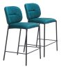 Plat Luxury Velvet Counter Stool – Upholstered Seat & Back