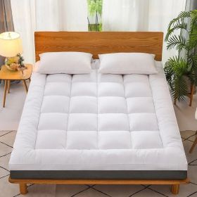 Plush Quilted Mattress Topper (Option: Twin)