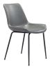 Byron Mid-Century Modern Chair – Heavy-Duty Vinyl & Steel Frame