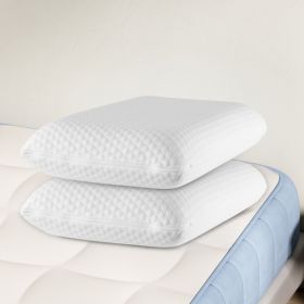 Set of 2 Ergonomic Memory Foam Pillows (Option: 2 pack)