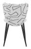 Prestige Modern Dining Chair – Vinyl or Fabric Seat with Steel Frame