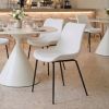 Byron Mid-Century Modern Chair – Heavy-Duty Vinyl & Steel Frame