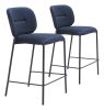 Plat Luxury Velvet Counter Stool – Upholstered Seat & Back