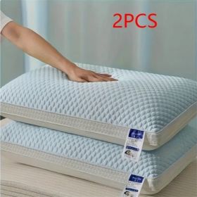 Cooling Breathable Tofu Pillow(s), Available in 3 Colors (Option: Deep Blue-2PCS)