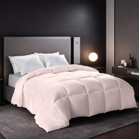 Luxury Hotel-Grade Extra Plump Duvet, Pink (Option: Pink-Q)