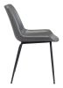 Byron Mid-Century Modern Chair – Heavy-Duty Vinyl & Steel Frame