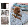 Plush Padded Sleeping Mat for Pets, Available in 4 Sizes & 5 Colors