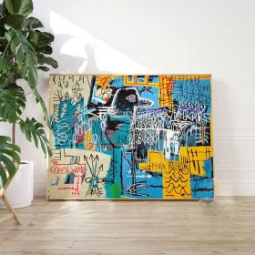 Jean Michel Basquiat Figure Wall Art Street Art Basquiat - Bird on Money Basquiat Poster Hand Painted Oil Painting Abstract Art Modern Art Wall Decor (Style: 01, size: 80x120cm)
