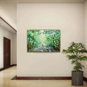 Landscape painting original oil painting heavy texture palette knife painting modern abstract painting for home decor gifts (Style: 01, size: 140x210cm)