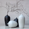 Parel Ceramic Vase, White
