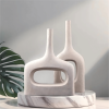 Ravel Ceramic Vase, White, Available in 2 Sizes