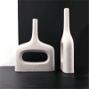 Ravel Ceramic Vase, White, Available in 2 Sizes