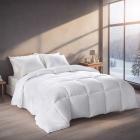 Luxury Hotel-Grade Extra Plump Duvet, White (Option: White-Q)